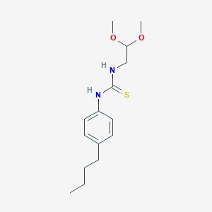 molecular formula C15H24N2O2S B215758 1-(4-Butylphenyl)-3-(2,2-dimethoxyethyl)thiourea 