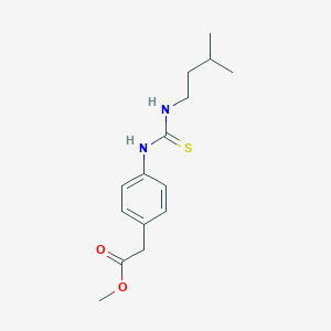 Methyl (4-{[(isopentylamino)carbothioyl]amino}phenyl)acetate