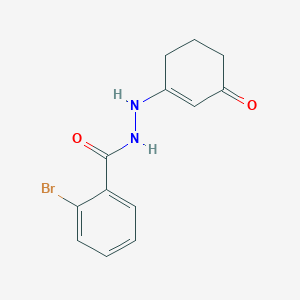 2-bromo-N'-(3-oxo-1-cyclohexen-1-yl)benzohydrazide
