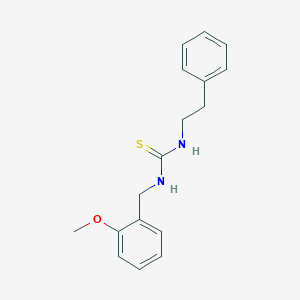 molecular formula C17H20N2OS B215774 Thiourea, 1-(2-methoxybenzyl)-3-phenethyl- 