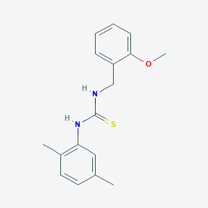 molecular formula C17H20N2OS B215775 1-(2,5-Dimethylphenyl)-3-(2-methoxybenzyl)thiourea 