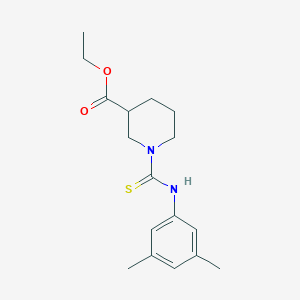 Ethyl 1-[(3,5-dimethylanilino)carbothioyl]-3-piperidinecarboxylate