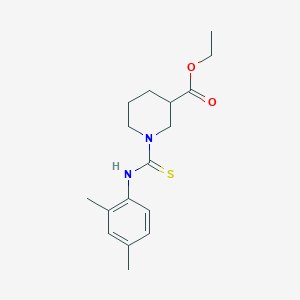 molecular formula C17H24N2O2S B215786 Ethyl 1-[(2,4-dimethylanilino)carbothioyl]-3-piperidinecarboxylate 