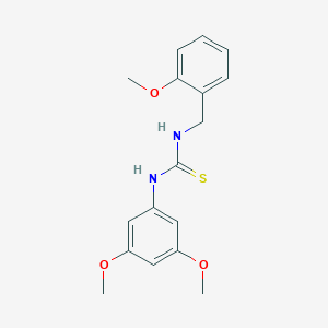 molecular formula C17H20N2O3S B215787 1-(3,5-Dimethoxyphenyl)-3-(2-methoxybenzyl)thiourea 