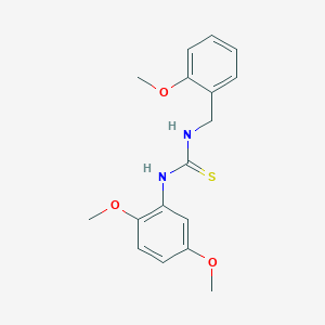 molecular formula C17H20N2O3S B215788 N-(2,5-dimethoxyphenyl)-N'-(2-methoxybenzyl)thiourea 