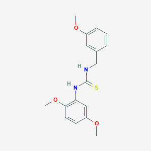 molecular formula C17H20N2O3S B215791 N-(2,5-dimethoxyphenyl)-N'-(3-methoxybenzyl)thiourea 