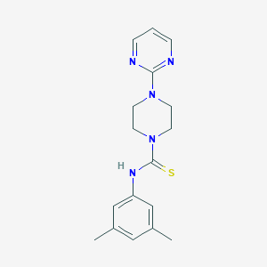 molecular formula C17H21N5S B215793 N-(3,5-dimethylphenyl)-4-(2-pyrimidinyl)-1-piperazinecarbothioamide 