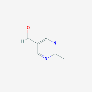 molecular formula C6H6N2O B021589 2-甲基嘧啶-5-甲醛 CAS No. 90905-33-2