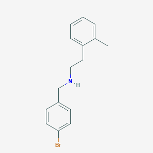 molecular formula C16H18BrN B215898 N-(4-bromobenzyl)-N-[2-(2-methylphenyl)ethyl]amine 