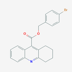 molecular formula C21H18BrNO2 B215934 4-Bromobenzyl 1,2,3,4-tetrahydro-9-acridinecarboxylate 
