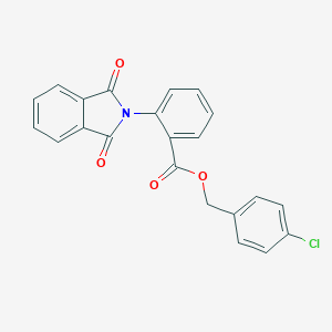 molecular formula C22H14ClNO4 B215940 4-chlorobenzyl 2-(1,3-dioxo-1,3-dihydro-2H-isoindol-2-yl)benzoate 