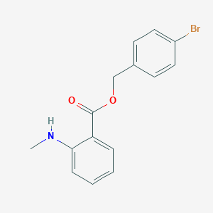 molecular formula C15H14BrNO2 B215945 4-Bromobenzyl 2-(methylamino)benzoate 