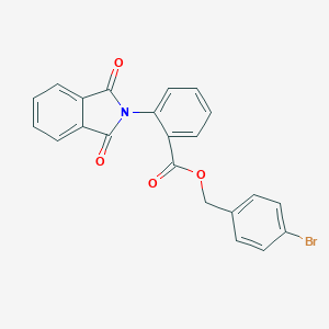 molecular formula C22H14BrNO4 B215946 4-bromobenzyl 2-(1,3-dioxo-1,3-dihydro-2H-isoindol-2-yl)benzoate 