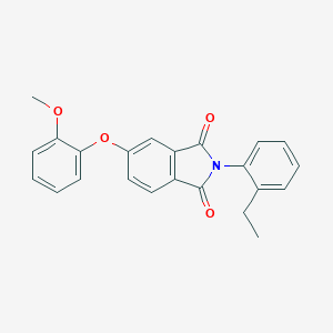 molecular formula C23H19NO4 B215948 2-(2-ethylphenyl)-5-(2-methoxyphenoxy)-1H-isoindole-1,3(2H)-dione 