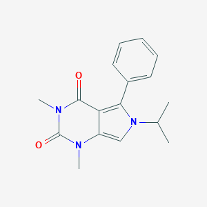 molecular formula C17H19N3O2 B215969 6-isopropyl-1,3-dimethyl-5-phenyl-1H-pyrrolo[3,4-d]pyrimidine-2,4(3H,6H)-dione 