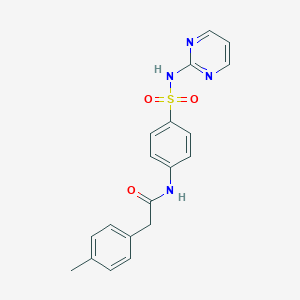 molecular formula C19H18N4O3S B216069 N-[4-(Pyrimidin-2-ylsulfamoyl)-phenyl]-2-p-tolyl-acetamide 