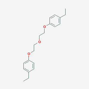 molecular formula C20H26O3 B216108 1-Ethyl-4-{2-[2-(4-ethylphenoxy)ethoxy]ethoxy}benzene 