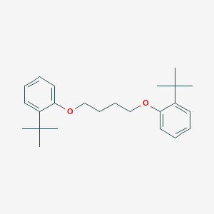 molecular formula C24H34O2 B216128 1-Tert-butyl-2-[4-(2-tert-butylphenoxy)butoxy]benzene 