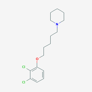 molecular formula C16H23Cl2NO B216144 2,3-Dichlorophenyl 5-(1-piperidinyl)pentyl ether 