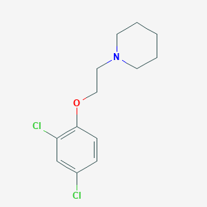 molecular formula C13H17Cl2NO B216146 2,4-Dichlorophenyl 2-(1-piperidinyl)ethyl ether 