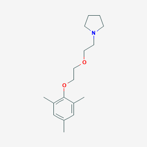 molecular formula C17H27NO2 B216147 1-{2-[2-(Mesityloxy)ethoxy]ethyl}pyrrolidine 