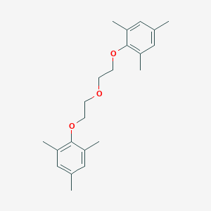 molecular formula C22H30O3 B216148 2-{2-[2-(Mesityloxy)ethoxy]ethoxy}-1,3,5-trimethylbenzene 