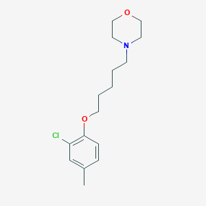 molecular formula C16H24ClNO2 B216156 2-Chloro-4-methylphenyl 5-(4-morpholinyl)pentyl ether 