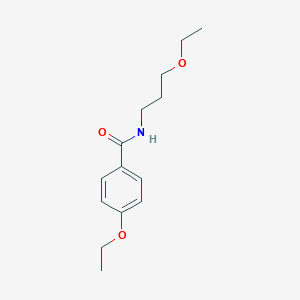 molecular formula C14H21NO3 B216194 4-ethoxy-N-(3-ethoxypropyl)benzamide 