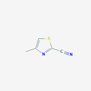 molecular formula C5H4N2S B021620 4-甲基噻唑-2-碳腈 CAS No. 100516-98-1