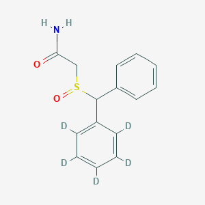 molecular formula C15H15NO2S B021628 莫达非尼-d5（非对映异构体的混合物） CAS No. 1133712-38-5