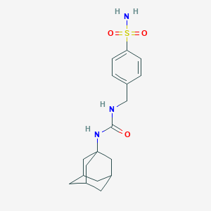 molecular formula C18H25N3O3S B216313 4-({[(1-Adamantylamino)carbonyl]amino}methyl)benzenesulfonamide 