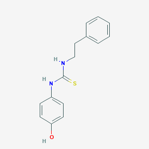 molecular formula C15H16N2OS B216321 1-(4-Hydroxyphenyl)-3-(2-phenylethyl)thiourea 