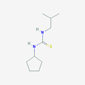 molecular formula C10H20N2S B216331 1-Cyclopentyl-3-(2-methylpropyl)thiourea 