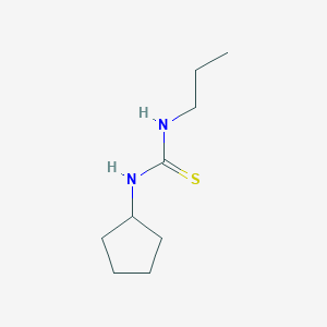 molecular formula C9H18N2S B216332 1-Cyclopentyl-3-propylthiourea 