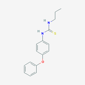 molecular formula C16H18N2OS B216333 1-(4-Phenoxyphenyl)-3-propylthiourea 
