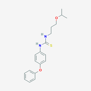 molecular formula C19H24N2O2S B216334 1-(4-Phenoxyphenyl)-3-[3-(propan-2-yloxy)propyl]thiourea 