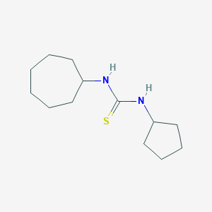 1-Cycloheptyl-3-cyclopentylthiourea