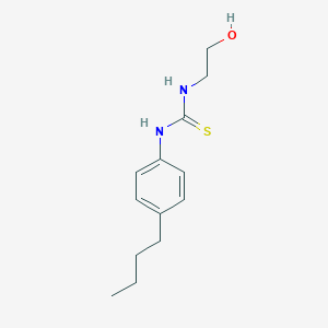 molecular formula C13H20N2OS B216358 1-(4-Butylphenyl)-3-(2-hydroxyethyl)thiourea 
