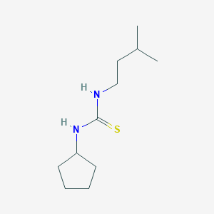 molecular formula C11H22N2S B216359 N-cyclopentyl-N'-isopentylthiourea 