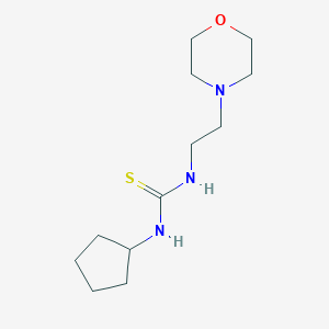 molecular formula C12H23N3OS B216377 N-cyclopentyl-N'-(2-morpholin-4-ylethyl)thiourea 