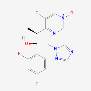 molecular formula C16H14F3N5O2 B021638 伏立康唑 N-氧化物 CAS No. 618109-05-0