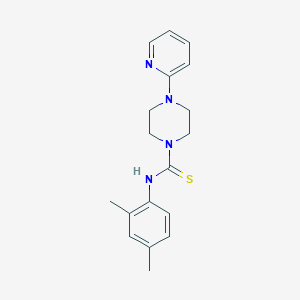 molecular formula C18H22N4S B216395 N-(2,4-dimethylphenyl)-4-pyridin-2-ylpiperazine-1-carbothioamide 