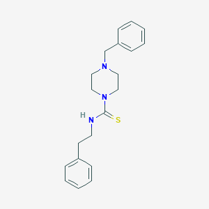 molecular formula C20H25N3S B216404 4-benzyl-N-(2-phenylethyl)-1-piperazinecarbothioamide 