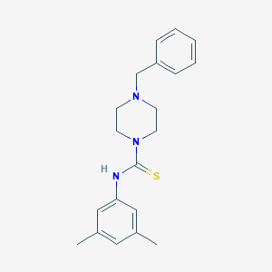 molecular formula C20H25N3S B216407 4-benzyl-N-(3,5-dimethylphenyl)piperazine-1-carbothioamide 