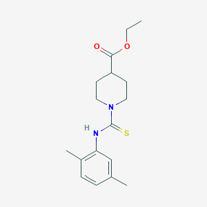molecular formula C17H24N2O2S B216414 Ethyl 1-[(2,5-dimethylphenyl)carbamothioyl]piperidine-4-carboxylate 