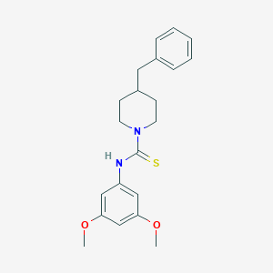 molecular formula C21H26N2O2S B216415 4-benzyl-N-(3,5-dimethoxyphenyl)piperidine-1-carbothioamide 