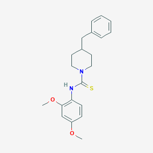 molecular formula C21H26N2O2S B216417 4-benzyl-N-(2,4-dimethoxyphenyl)piperidine-1-carbothioamide 