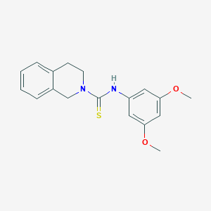 molecular formula C18H20N2O2S B216423 N-(3,5-dimethoxyphenyl)-3,4-dihydroisoquinoline-2(1H)-carbothioamide 