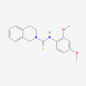 molecular formula C18H20N2O2S B216425 N-(2,4-dimethoxyphenyl)-3,4-dihydroisoquinoline-2(1H)-carbothioamide 