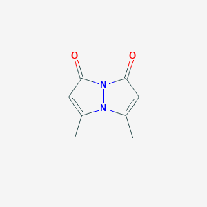 B021644 2,3,5,6-Tetramethyl-1H,7H-pyrazolo[1,2-a]pyrazole-1,7-dione CAS No. 68654-22-8
